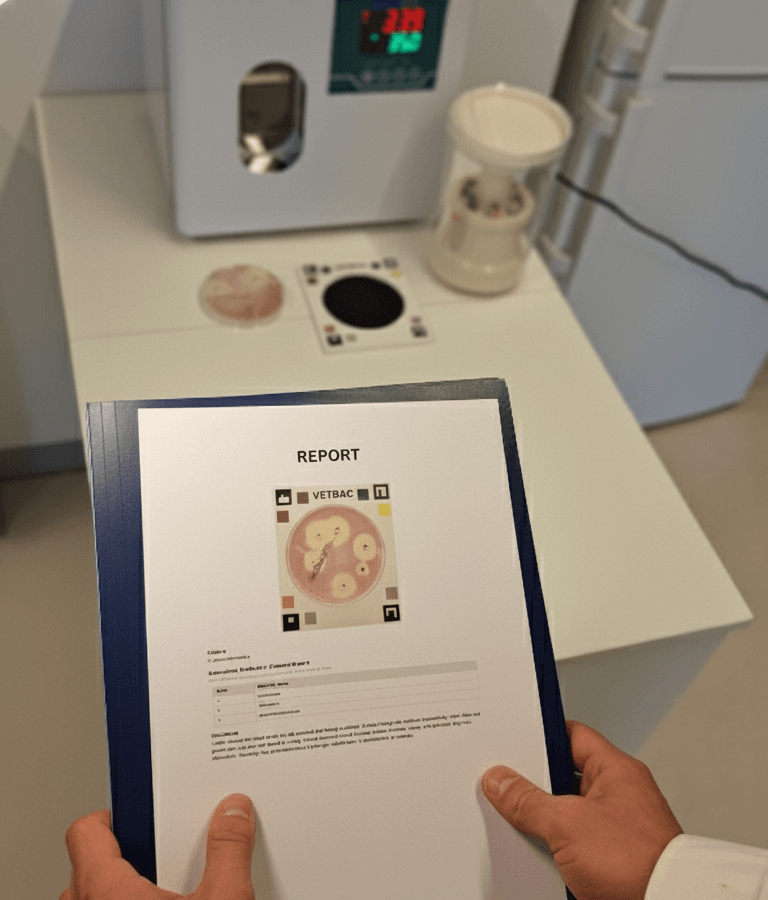 VetBac diagnostic process and equipment